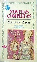 Novelas Completas | 48414 | Zayas María De/María Martínez del Portal, ed Estudio preliminar y bibliografía por