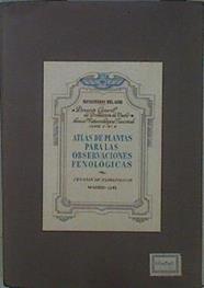 Atlas de plantas para las observaciones fenológicas | 148864 | Sección de climatologia, Ministerio del Aire