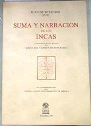 Suma y narración de los Incas | 180754 | Betanzos, Juan de