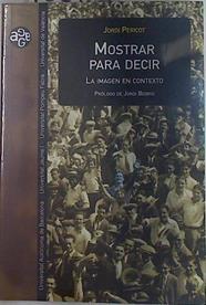 Mostrar para decir La imagén en contexto | 132406 | Pericot Canaleta, Jordi
