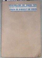 Reglamento de los principales juegos de baraja y de salón | 180765 | VVAA