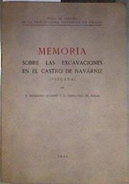Memoria sobre las excavaciones en el Castro de Navárniz (Vizcaya) | 186410 | A Fernandez Aviles, B Taracena aguirre