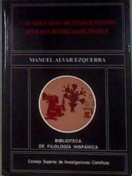 Vocabulario de indigenismos en las Crónicas de Indias | 184101 | Alvar Ezquerra, Manuel