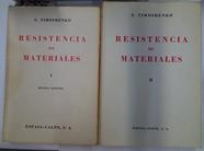 Resistencia De Materiales I. Teoría Elemental Y Problemas . II. Teoría Y Problemas Más complejos | 43438 | Timoshenko S/Traductor Tomás Delgado Pérrez de Alba