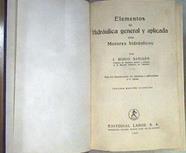 Elementos de Hidráulica general y aplicada con Motores hidráulicos | 173185 | Rubio Sanjuán, I.