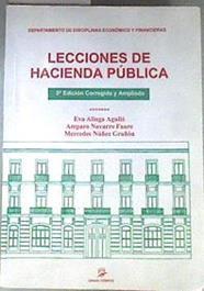 Lecciones de hacienda pública | 170099 | Aliaga Agulló, Eva/Navarro Fauré, Amparo/Núñez Grañón, Mercedes