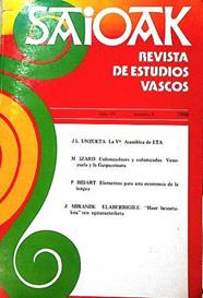 SAIOAK Revista de estudios vascos nº 4 año IV 1980 | 143362 | VVAA
