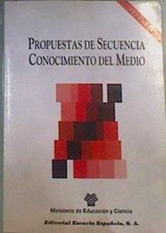Propuestas de secuencia: Conocimiento del medio | 168270 | Laliena Andreu, Laura