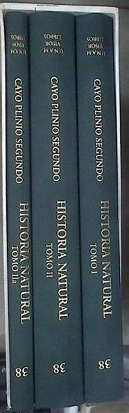 Historia natural 3 tomos en estuche | 180151 | Plinio Segundo, Cayo/Hernández, Francisco/Jerónimo de Huerta