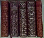 Obras completas. Jardiel Poncela  4 tomos + 1 Tomo obra inédita | 75581 | Jardiel Poncela, Enrique/para los 4 tomos de las Obras Completas, Prólogo de Ramón Gómez de la Serna/para el tomo de Obras Inéditas, Prólogo de José María Pemán