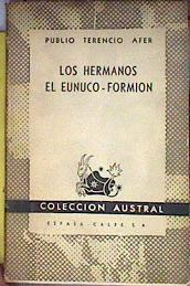 Los hermanos. El eunuco - Formion | 183936 | Publio Terencio Afer