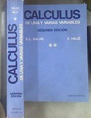 Calculus De una y varias variables tomo I y II | 173975 | Salas, Saturnino L./Hille, E.