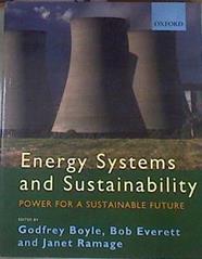 Energy Systems and Sustainability | 175779 | Boyle, Godfrey/Everett, Bob/Ramage, Janet