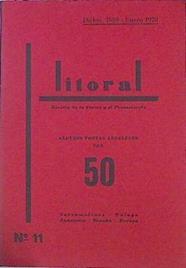 Litoral Revista De La Poesía Y El Pensamiento Nº 11 Diciembre 1969 Enero 1970 Algunos | 43388 | vvaa
