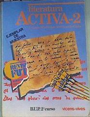 Activa 2: lengua  , 2 BUP | 162503 | Alonso Alonso, Lucinio/Barroso Gil, Asunción/González Cantos, María Dolores