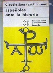 Españoles Ante La Historia | 35908 | Sanchez Albornoz Claudio