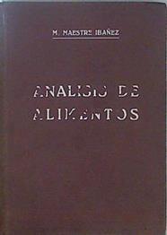Análisis de Alimentos. Doce Conferencias de Análisis de Alimentos | 148090 | Maestre Ibáñez, M