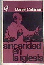 Sinceridad en la Iglesia | 174189 | CALLAHAN DANIEL