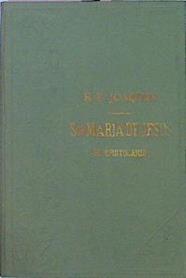 Sor María De Jesús Su Epistolario | 43793 | R. P. Joaquín De La Sagrada Fa