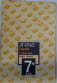 Espora ciencias naturales 7º EGB | 96851 | Equipo Almenar
