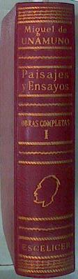 Obras Completas I Paisajes y Ensayos | 157595 | Unamuno, Miguel de