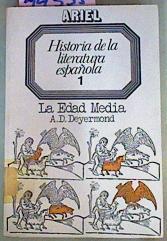 Historia De La Literatura Española 1 La Edad Media | 44335 | Deyermond A D