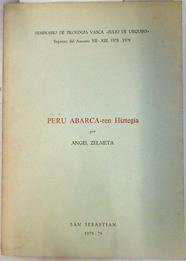 Peru Abarca-ren Hiztegia | 133679 | Angel Zelaieta