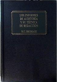 Los informes de auditoría y su técnica de redacción | 146276 | Bromage, Mary