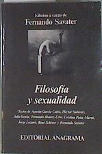 Filosofía y sexualidad | 172139 | Savater, Fernando