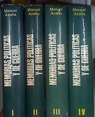 Memorias politicas y de guerra. Obras escogidas .  Diario - Discurso 1931, 1932, 1933-1936 37-39 | 103404 | Azaña, Manuel