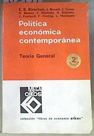 Política económica contemporánea | 173191 | Kirschen, E. S.