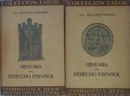 Historia Del Derecho Español Tomo I Y II | 59119 | Minguijón Salvador