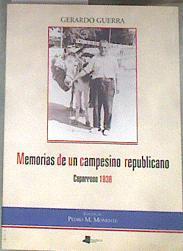 Memorias de un campesino republicano : Caparroso, 1936 | 179225 | Guerra Bernarte, Gerardo