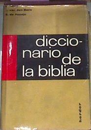 Diccionario De La Biblia | 55473 | Herbert Haag/A. van den Born/Serafín de Ausejo