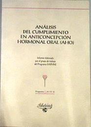 Análisis del cumplimiento en anticoncepcion hormonal oral Aho | 172145 | VVAA