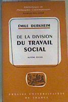 De la division du travail social | 164704 | Émile Durkheim