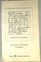 El descrédito de los quilates: efectos de palabra | 175118 | Fernández, Francisco J./Baltza Mujika, Jon