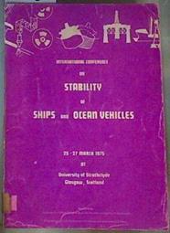 International conference on stability of ships and ocean vehicles | 163266 | Varios