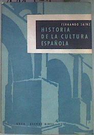 Historia de la Cultura Española | 181461 | Sainz, Fernando