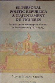 El personal polític republicà a l'Ajuntament de Figueres: les eleccions municipals durant la restaur | 172788 | Moreno Chacón, Manuel
