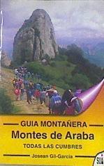 Montes de Araba Guia montañera todas las cumbres | 172374 | Gil-García, José A.