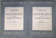 Colección de documentos para la historia de México Tomo I y II | 182273 | Joaquín García Icazbalceta