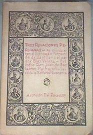 Tres Relaciones De Antiguedades Peruanas | 180231 | SANTACRUZ PACHACUTI, Joan De, SANTILLAN BLAS VALERA, Fernando De