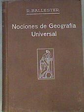 Nociones de Geografía Universal | 173074 | R.Ballester