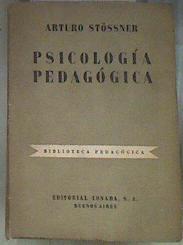 Psicología Pedagógica | 169927 | Stössner, Arturo