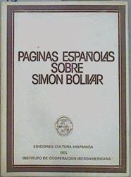 Páginas españolas sobre Simón Bolivar | 152147 | Baquero Díaz, Gastón