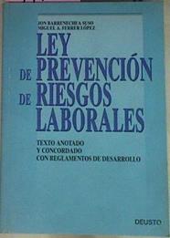 Ley De Prevención De Prevención De Riesgos Laborales | 54714 | Berrenechea Suso Jon
