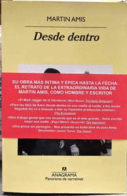 Desde dentro: como escribir | 187499 | Amis, Martín