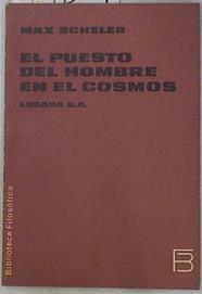 El puesto del hombre en el cosmos | 129801 | Scheler, Max