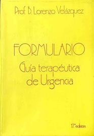 Formulario guía terapeútica de urgencia | 188022 | Benigno Lorenzo Velázquez